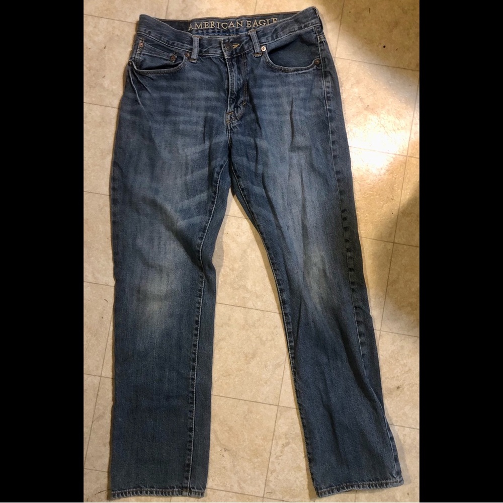AMERICAN EAGLE Men’s Slim Straight Jeans! Size 30x32
